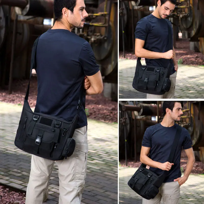 14Inch Laptop Shoulder Bag Men - огляд і ціна Urban Backpack Tactical