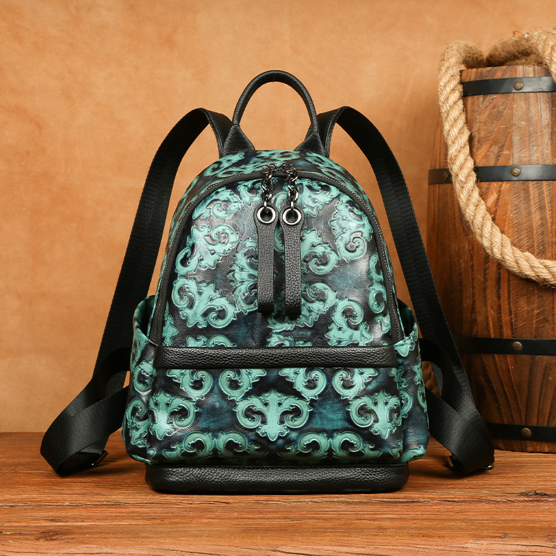 Johnature Genuine Leather Embo - огляд і ціна Leather Backpack Vintage